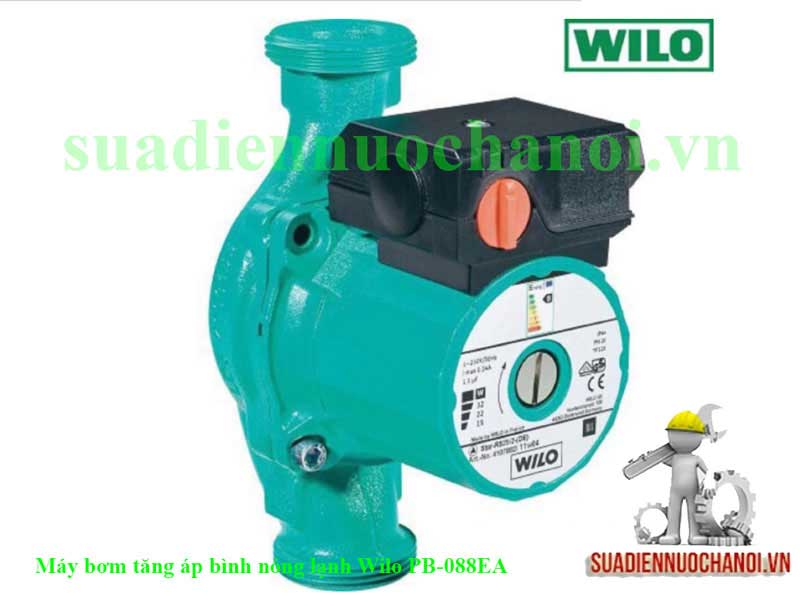Máy bơm nước tăng áp bình nóng lạnh  Wilo PB 088EA