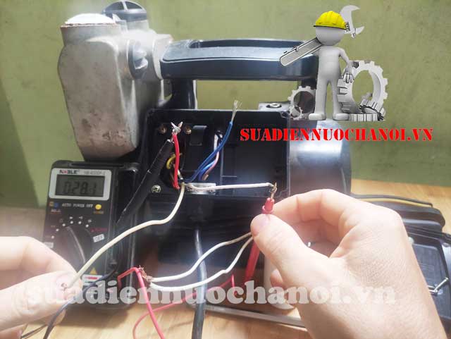 Cách xác định đầu dây điện máy bơm 4 đầu dây.