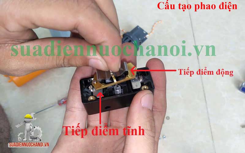 Cấu tạo van phao điện máy bơm nước