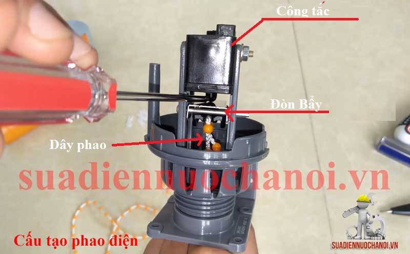 Cấu tạo và phân loại van phao điện máy bơm nước