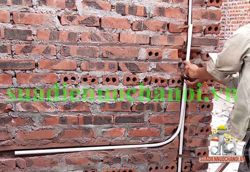 Phương pháp đi dây điện âm tường nhà cấp 4bằng ống ghen cứng