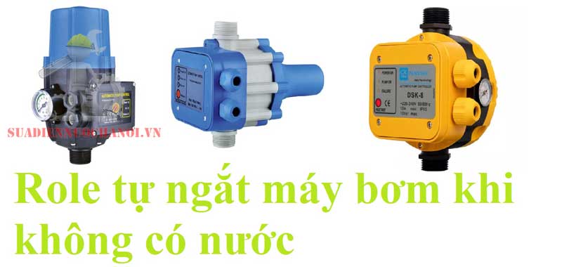 Lắp rơ le tự ngắt máy bơm nước