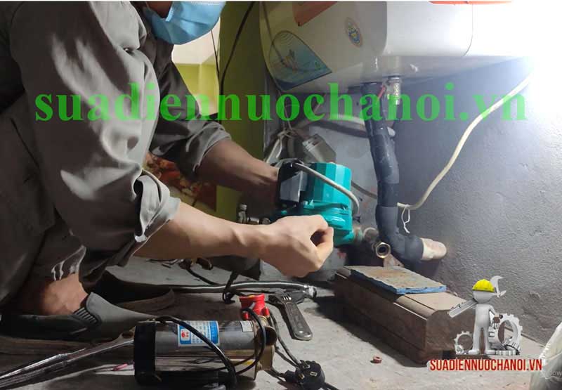 lưu ý khi lắp máy bơm tăng áp mini cho bình nóng lạnh
