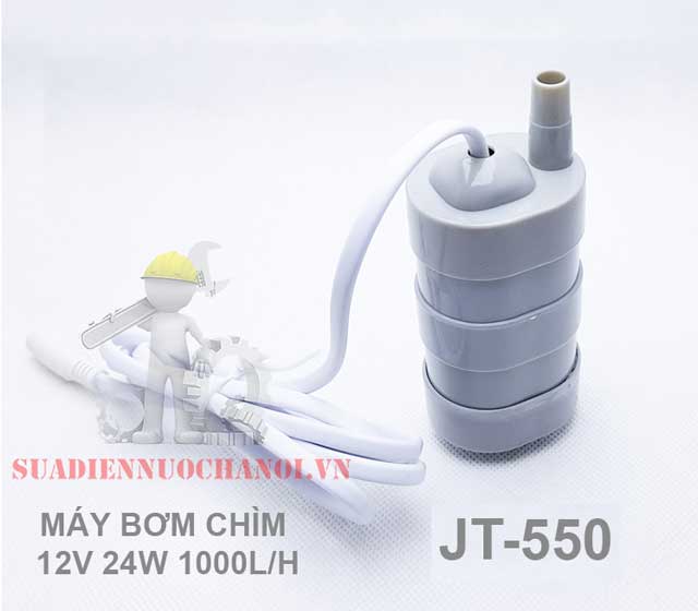 Máy bơm chìm 12V 24W 1000L JT-550