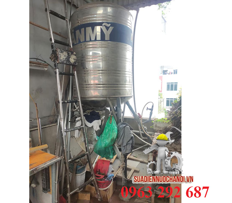 áp lục nước yếu do đường ống nước không có thông khí