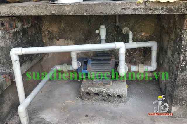 sơ đồ lắp máy bơm nước giéng khoan 2 đầu chuẩn