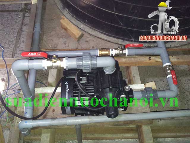 Sơ đồ lắp máy bơm nước tăng áp
